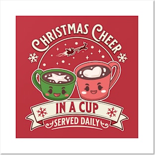 Christmas Cheer in a Cup Posters and Art